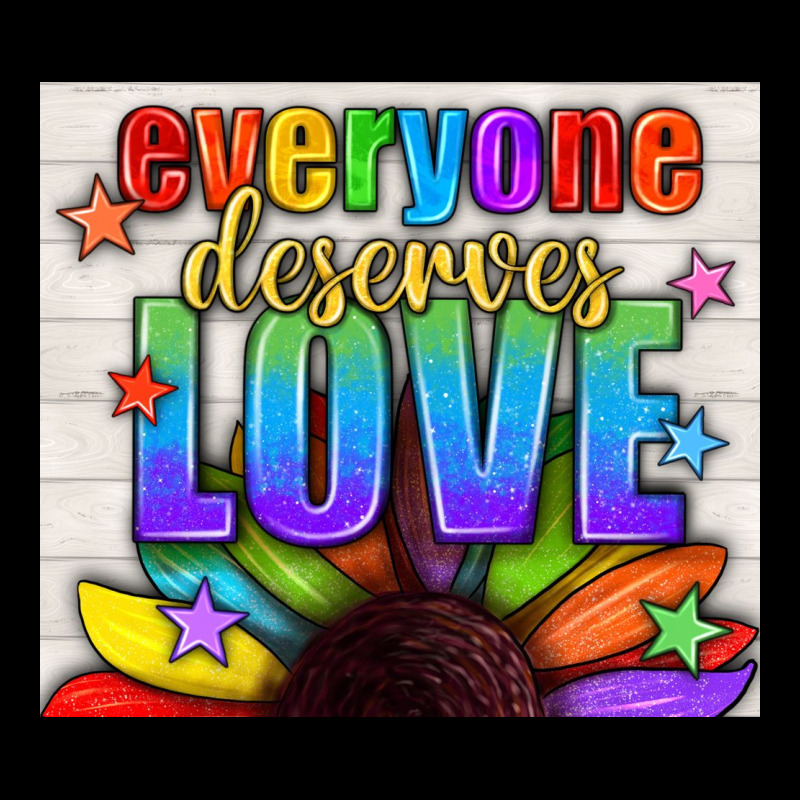 Everyone Deserves Love Pride Lgbtq+ Tumbler Premium Tee by BundleAndBundleShop | Teevron