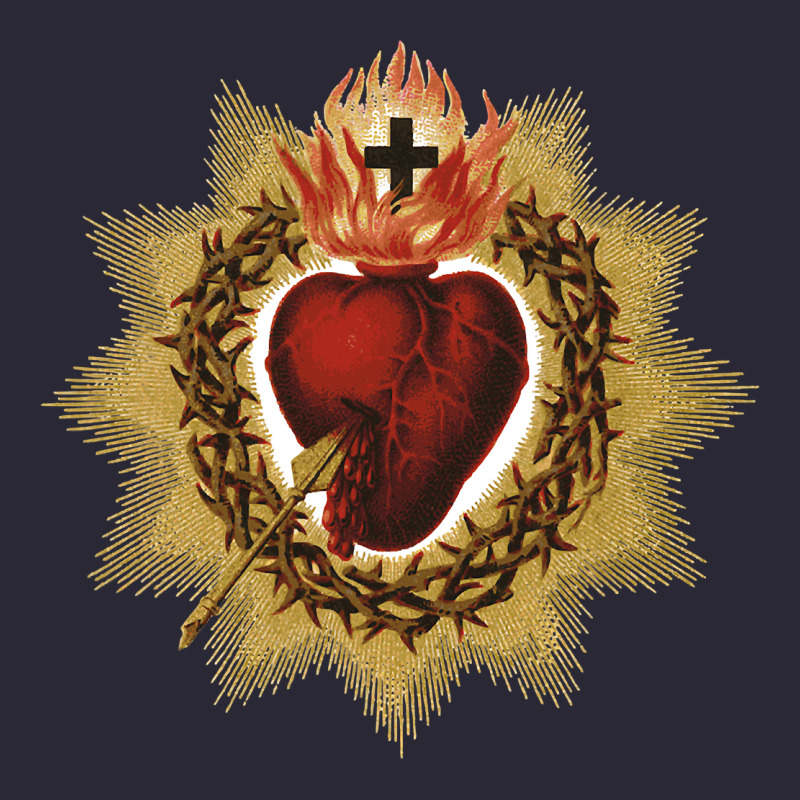 Sacred Heart Of Jesus Catholic Devotion T Shirt Vintage Tee by linhVisuals | Teevron