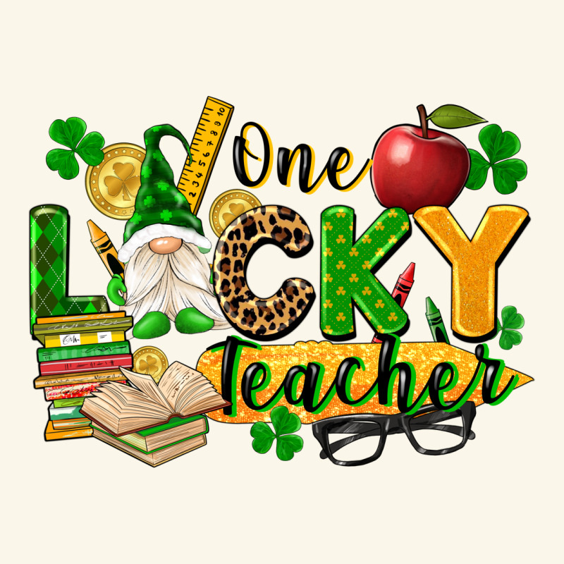 One Lucky Teacher Premium Hoodie by FaDigitalArtStudio | Teevron