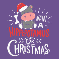 I Want Hippopotamus For Christmas Hippo Xmas Gift Vintage Tee | Teevron