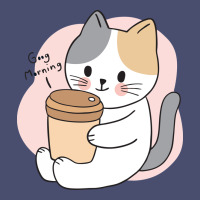 Cat Drinking Coffee Kitten Kawaii Japanese Kitty Vintage Tee | Teevron