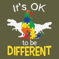 It’s Ok To Be Different Autism Dinosaur Vintage Tee | Teevron