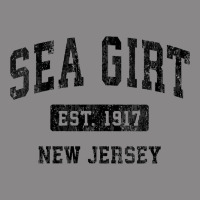 Womens Sea Girt New Jersey Nj Vintage Sports Design Black Design V Nec Vintage Tee | Teevron