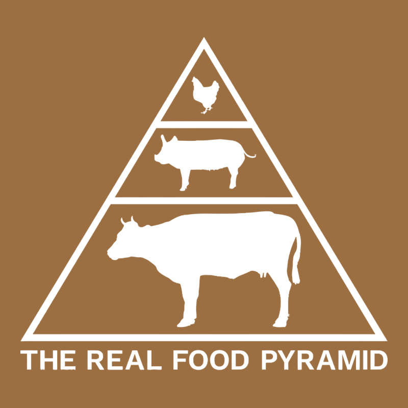 The Real Food Pyramid Carnivore Vintage Tee by linhVisuals | Teevron
