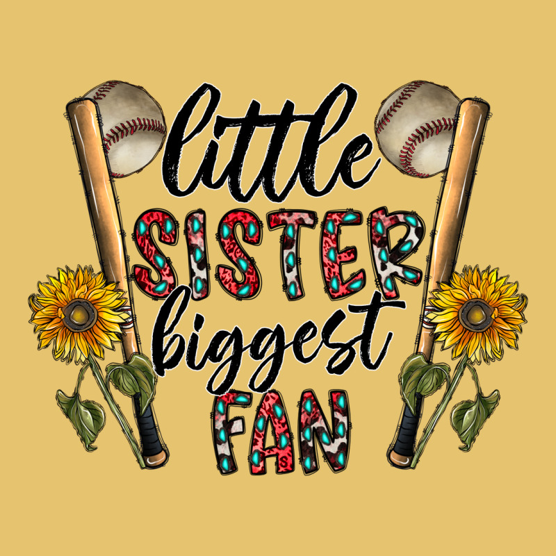 Little Sister Biggest Fan Premium Sweatshirt by CowhideDigitalArt | Teevron