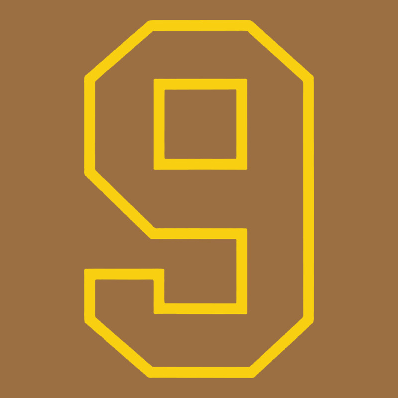 Number #9 Sports Jersey Uniform Vintage Tee by linhVisuals | Teevron