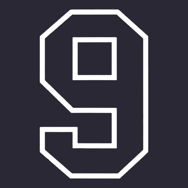 Number #9 Sports Jersey Uniform Vintage Tee by linhVisuals | Teevron