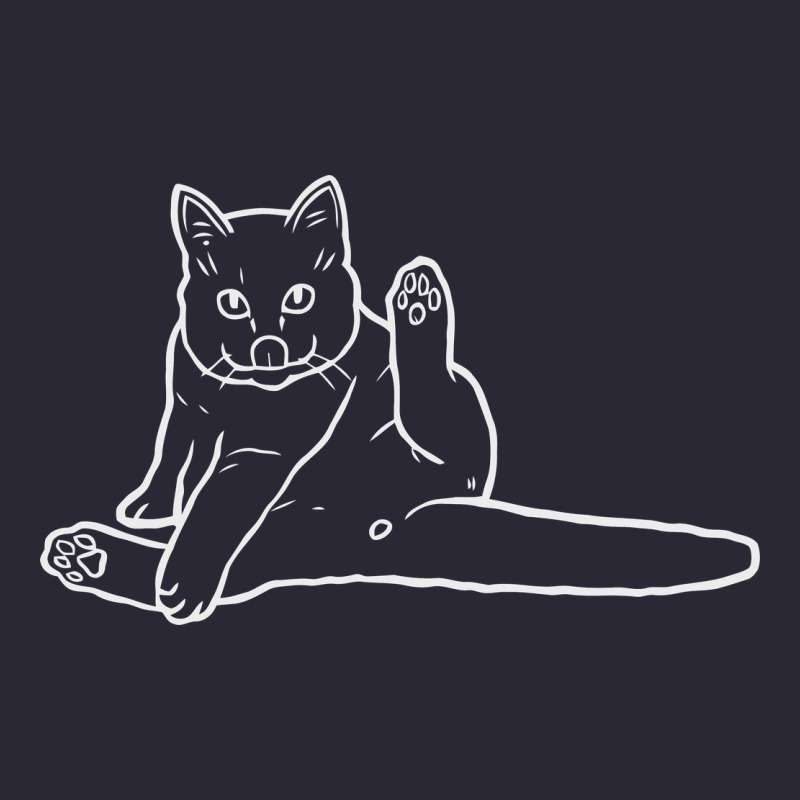 Cat Butt White Vintage Tee by linhVisuals | Teevron
