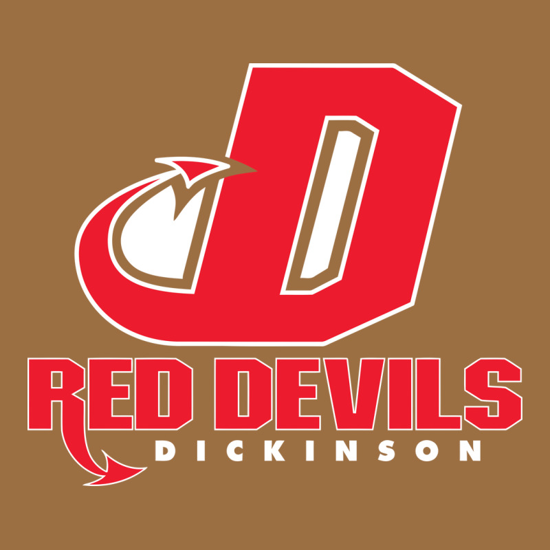 Red De Dickinson College Vectorized Vintage Tee by linhVisuals | Teevron