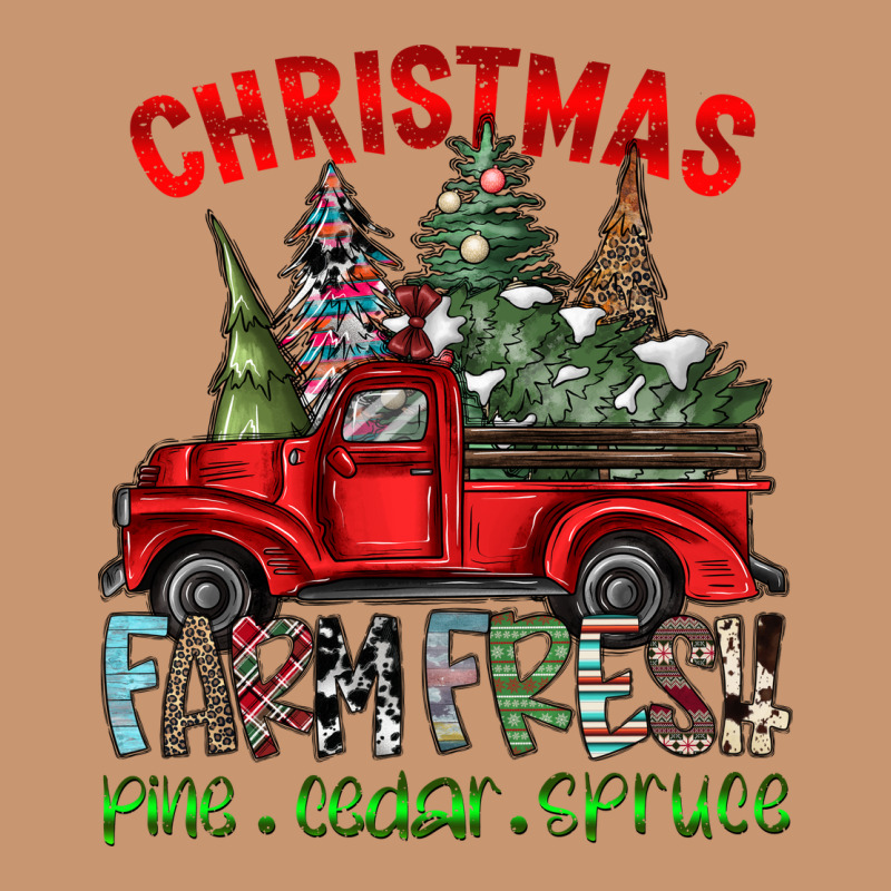 Christmas Farm Fresh Heavyweight Hoodie by CowhideDigitalArt | Teevron