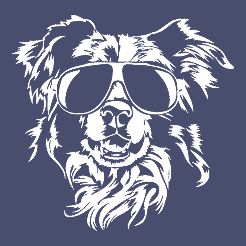 Border Collie Dog T  Shirt Border Collie With Sunglasses Cool Dog T  S Vintage Tee by linhVisuals | Teevron