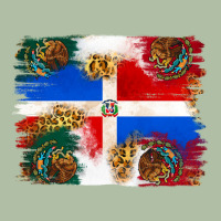 Mexican And Puerto Rico Flag Urban Heavy Tee | Teevron