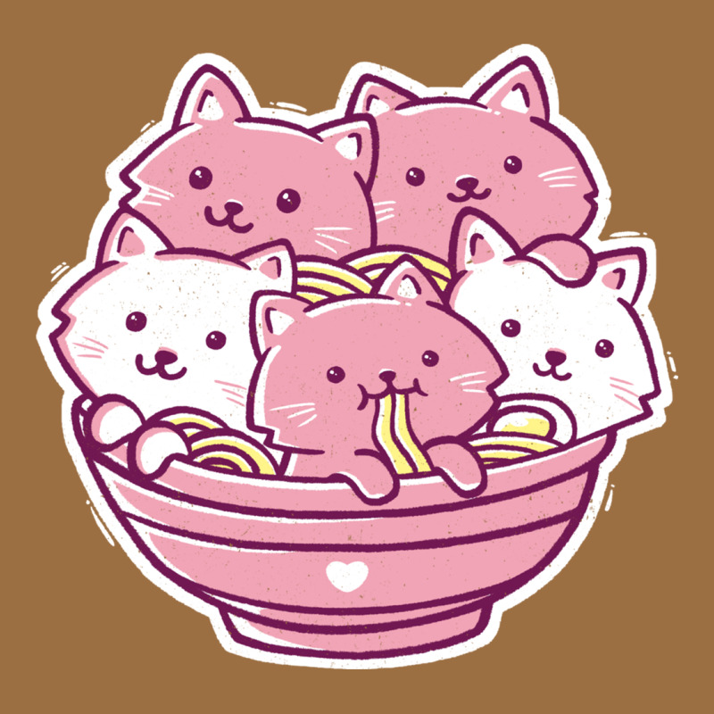 Kawaii Cat Ramen   Cute Gift Vintage Tee by linhVisuals | Teevron