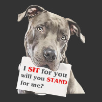 pitbull t  shirt i sit for you will you stand for me t  shirt | Teevron