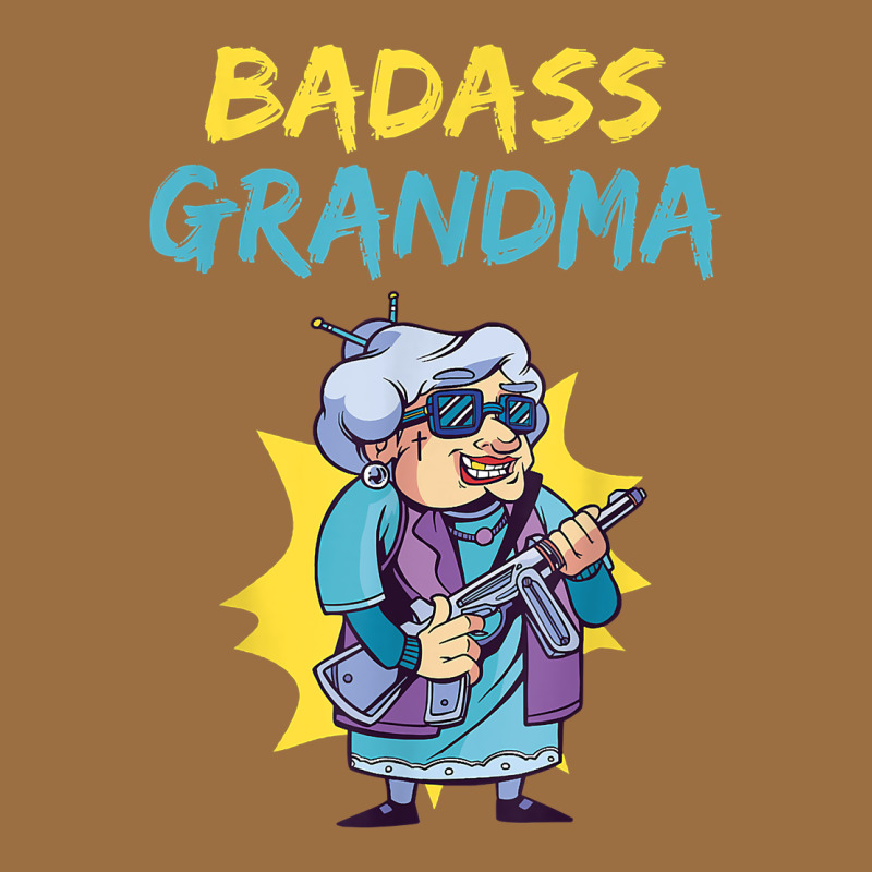 Badass Grandma Family Mother Grandma T Shirt Vintage Tee by linhVisuals | Teevron