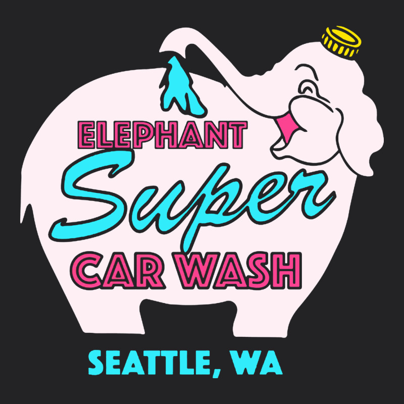 Pink Elephant Car Wash Vintage Tee by linhVisuals | Teevron