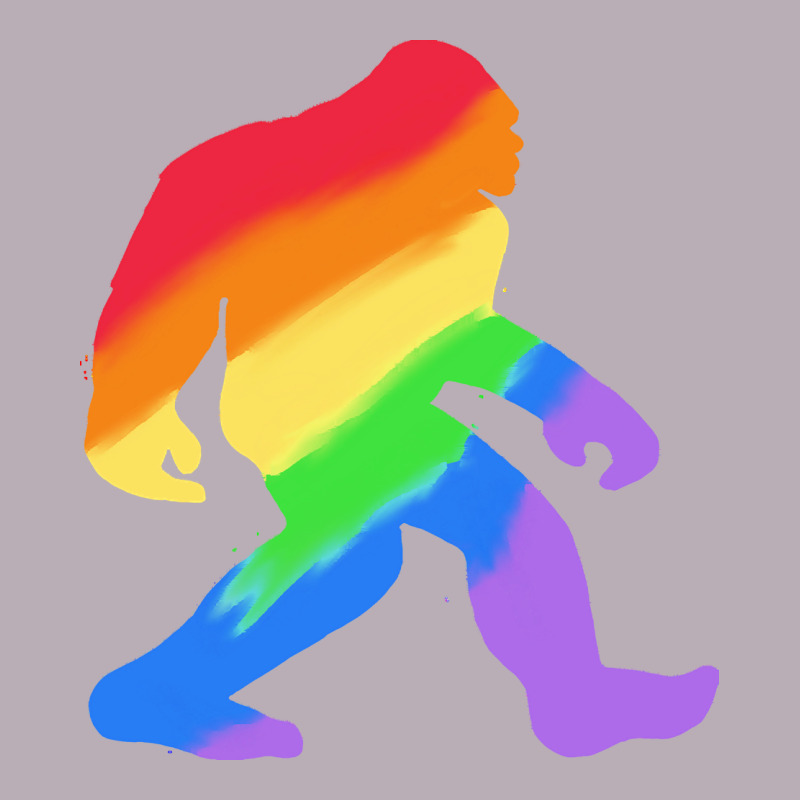 Bigfoot T  Shirt Rainbow Bigfoot T  Shirt Vintage Tee by linhVisuals | Teevron