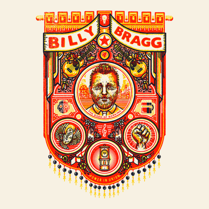 Billy Bragg Müsic Vintage Tee by linhVisuals | Teevron