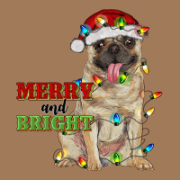 Merry And Bright Pug Classic Tee | Teevron
