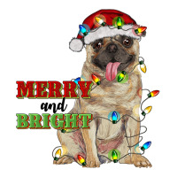 merry and bright pug | Teevron