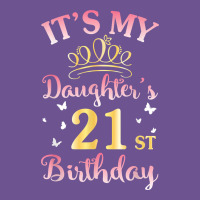 It's My Daughter's 21st Birthday Happy To Her Mommy Daddy T Shirt Vintage Tee | Teevron