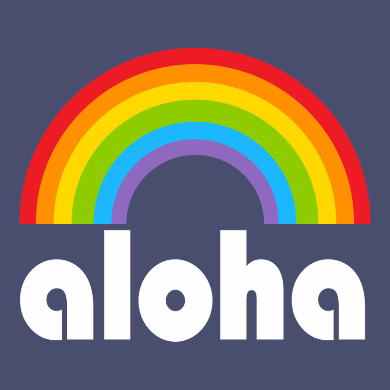 Aloha Rainbow Hawaii 808 Island Hawaiian Vintage Tee by linhVisuals | Teevron
