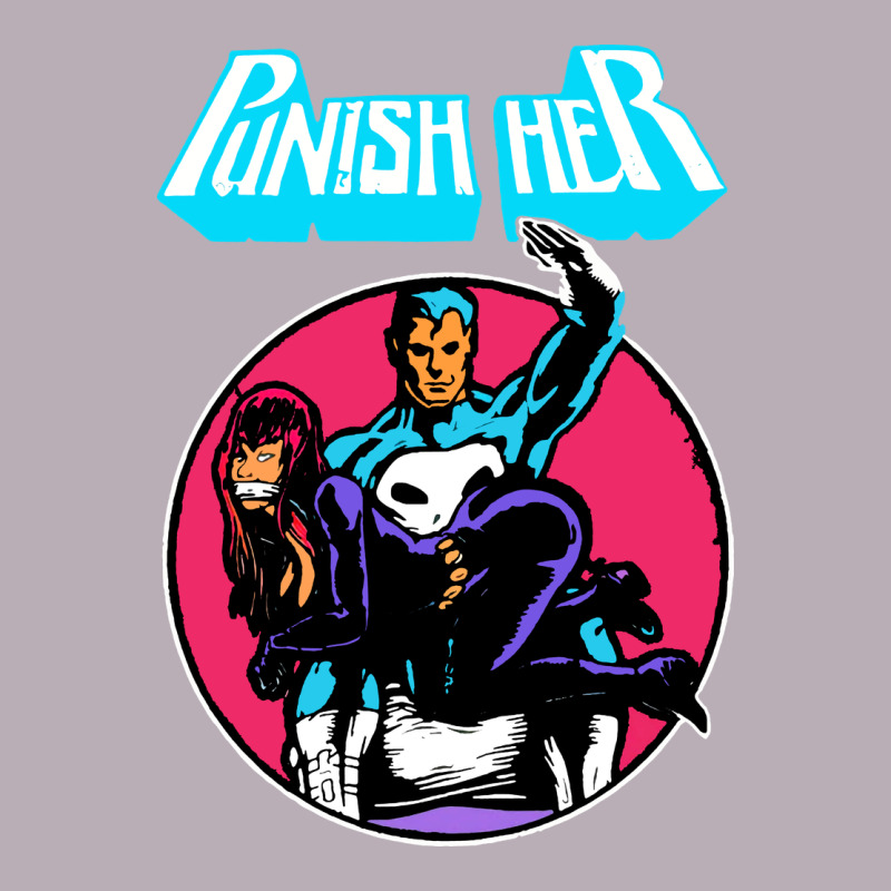 Superhero Punish Her Vintage Tee by linhVisuals | Teevron