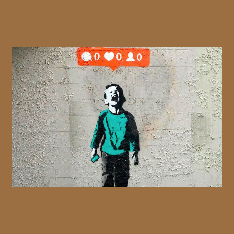 Banksy Nobody Likes Me Boy Vintage Tee by linhVisuals | Teevron