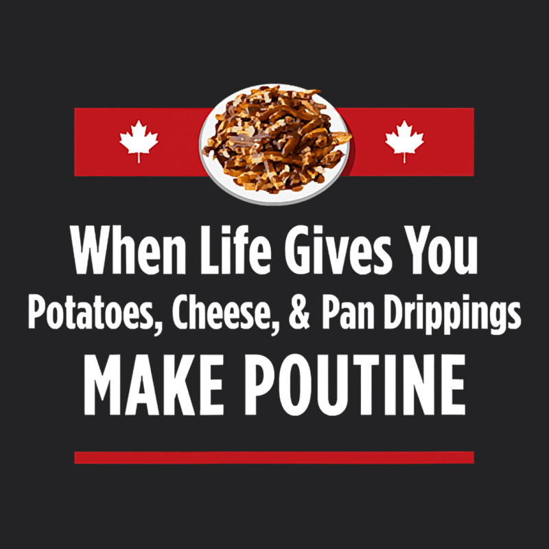 Canada Poutine Quebec Recipe French Vintage Tee by linhVisuals | Teevron