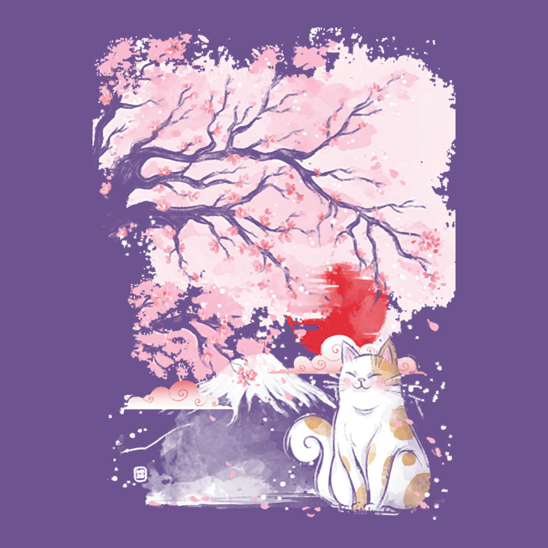 Japan T  Shirt Sakura Cat T  Shirt Vintage Tee by linhVisuals | Teevron
