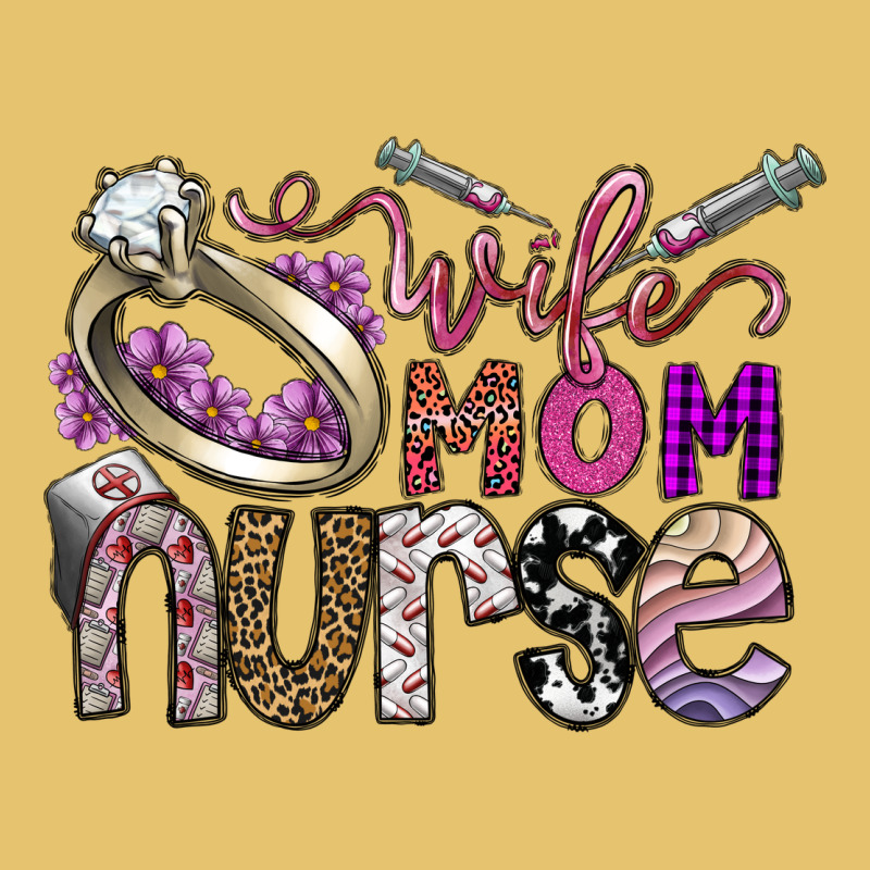 Wife Mom Nurse Premium Sweatshirt by SublimationCraftShop | Teevron