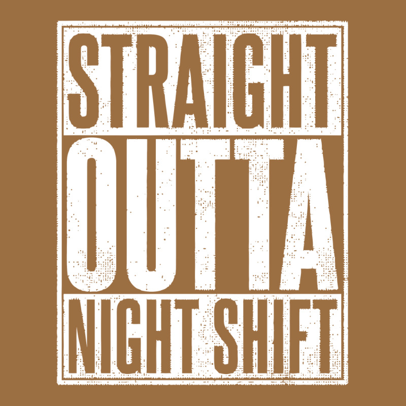 Straight Outta Night Shift Vintage Tee by linhVisuals | Teevron