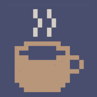 Pixel Coffee Vintage Tee | Teevron
