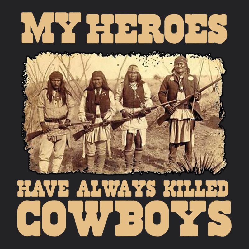 My Heroes Have Always Killed Cowboys Retro Vintage Tee by linhVisuals | Teevron