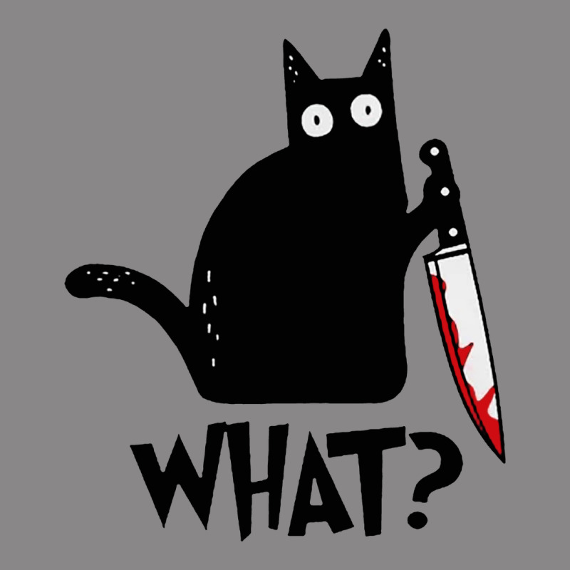 Halloween Cat With Knife What Vintage Tee by linhVisuals | Teevron