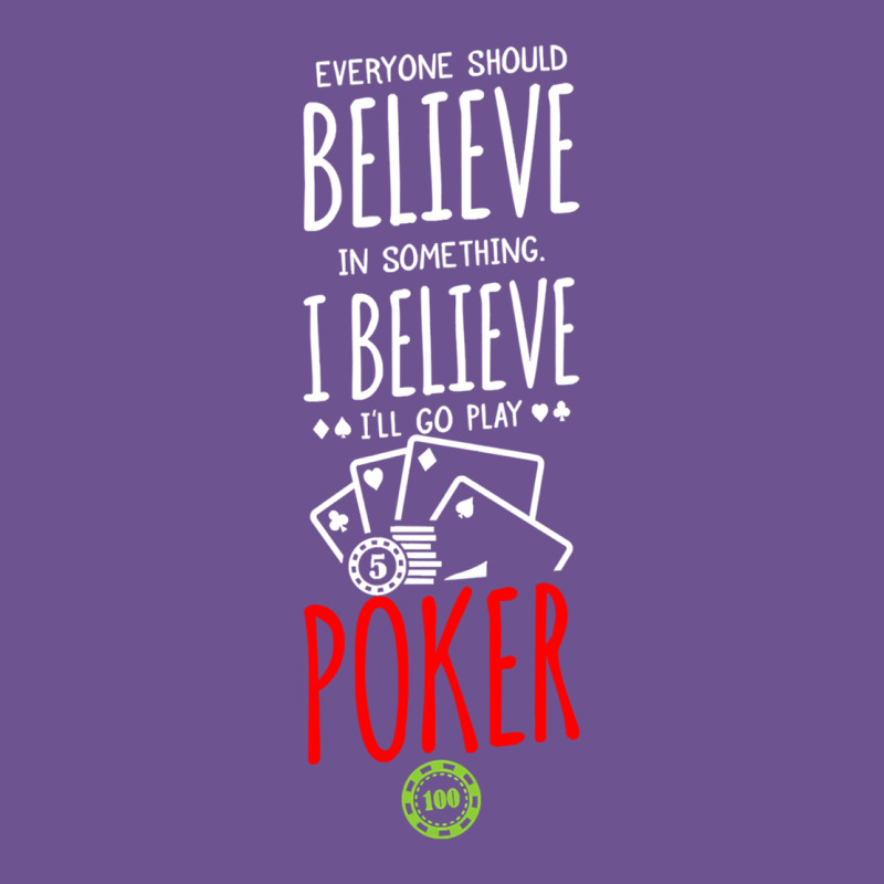 Poker Card Player Believe In Something Vintage Tee by linhVisuals | Teevron