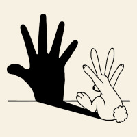 Rabbit Hand Shadow Vintage Tee | Teevron