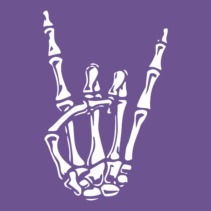 Rock On Skeleton Hand Vintage Tee by linhVisuals | Teevron
