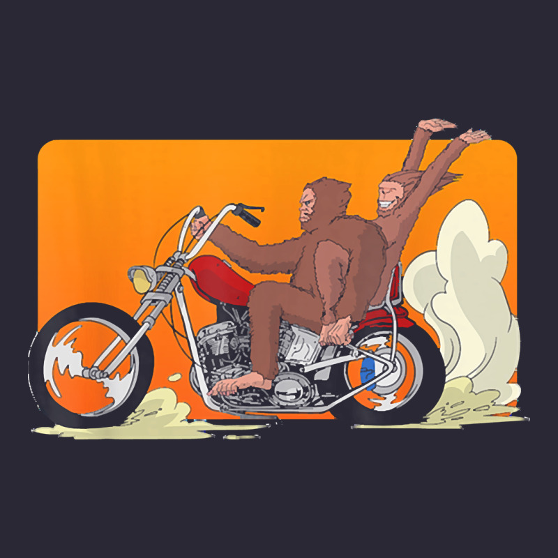 Bigfoot T  Shirt Bigfoot Riding Motorcycle For Biker Sasquatch Chick T Vintage Tee by linhVisuals | Teevron