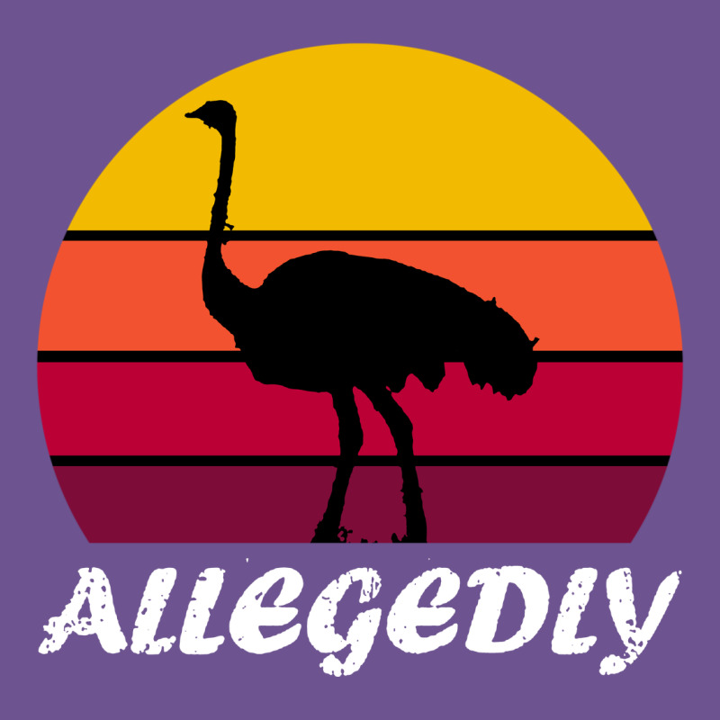 Retro Vintage Allegedly Ostrich Vintage Tee by linhVisuals | Teevron