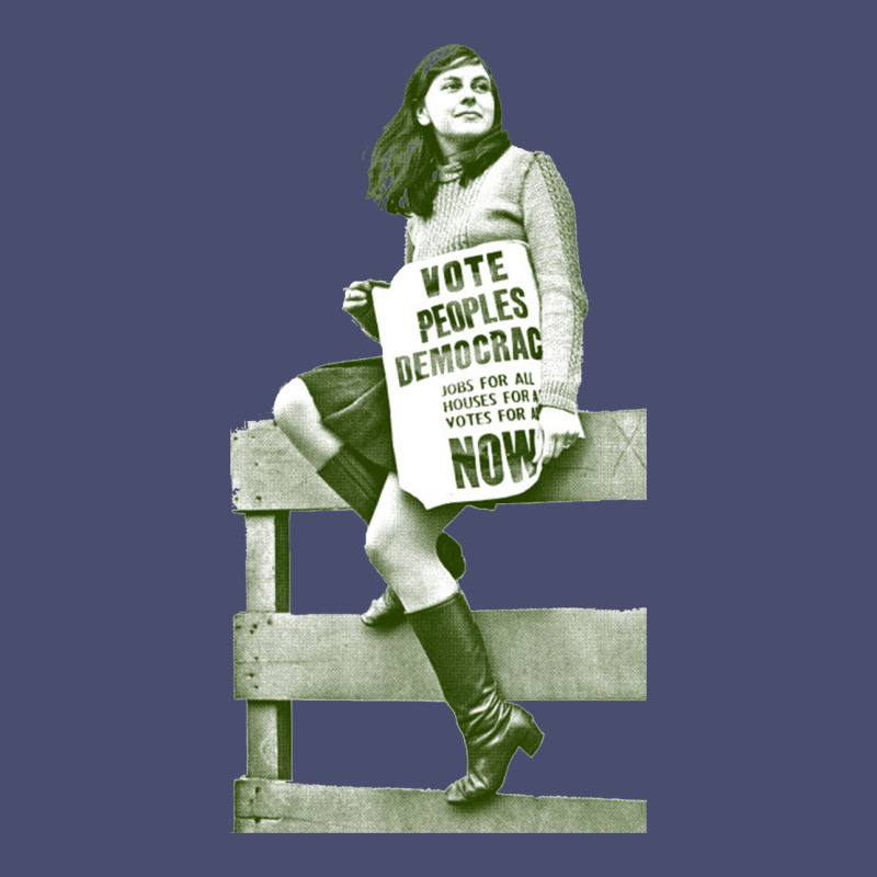 Bernadette Devlin Retro Irish Fanart Vintage Tee by linhVisuals | Teevron