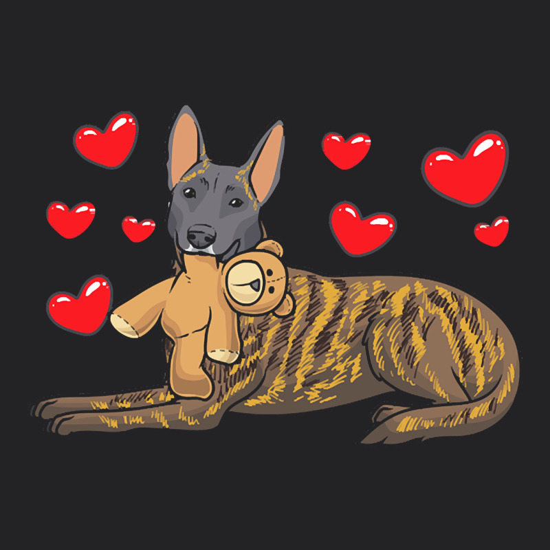 Dutch Shepherd Dog T  Shirt Dutch Shepherd Dog With Stuffed Animal And Vintage Tee by linhVisuals | Teevron