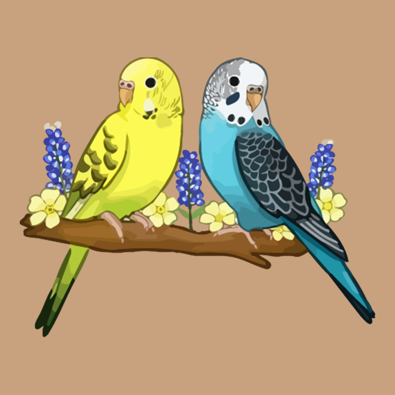 Cute Budgies Vintage Tee by linhVisuals | Teevron