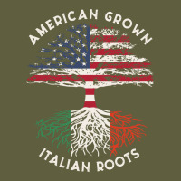 American Grown Italian Roots Usa Italy Flag Tree Vintage Tee | Teevron