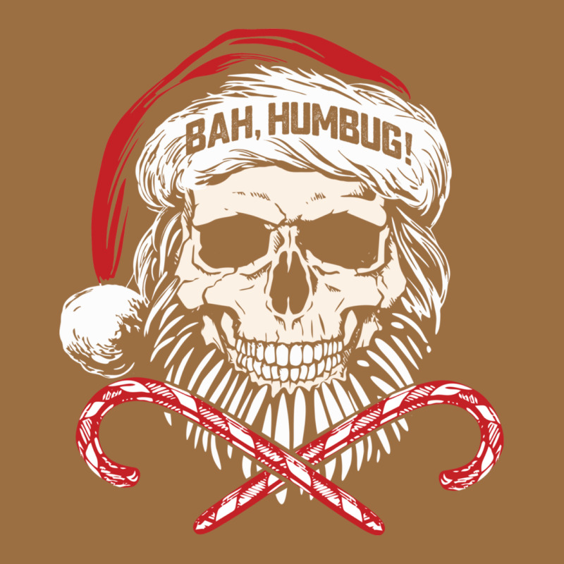Bah Humbug Skull Santa Hat Christmas Funny Quote Vintage Tee by linhVisuals | Teevron