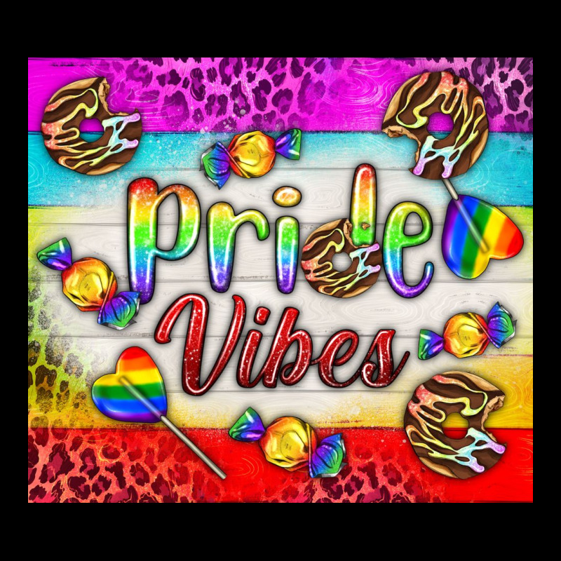 Pride Vibes Lgbtq+ Tumbler Ladies Tee by BundleAndBundleShop | Teevron