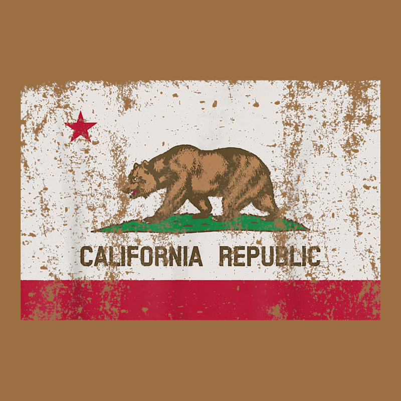 California Flag Womens Mens Heavy Distressed Vintage Gift T Shirt Vintage Tee by linhVisuals | Teevron