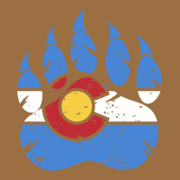 Colorado State Flag Bear Paw Print Pocket Place Vintage Tee | Teevron