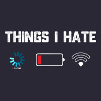 Funny Things I Hate Low Battery And Wifi Connection Vintage Tee | Teevron