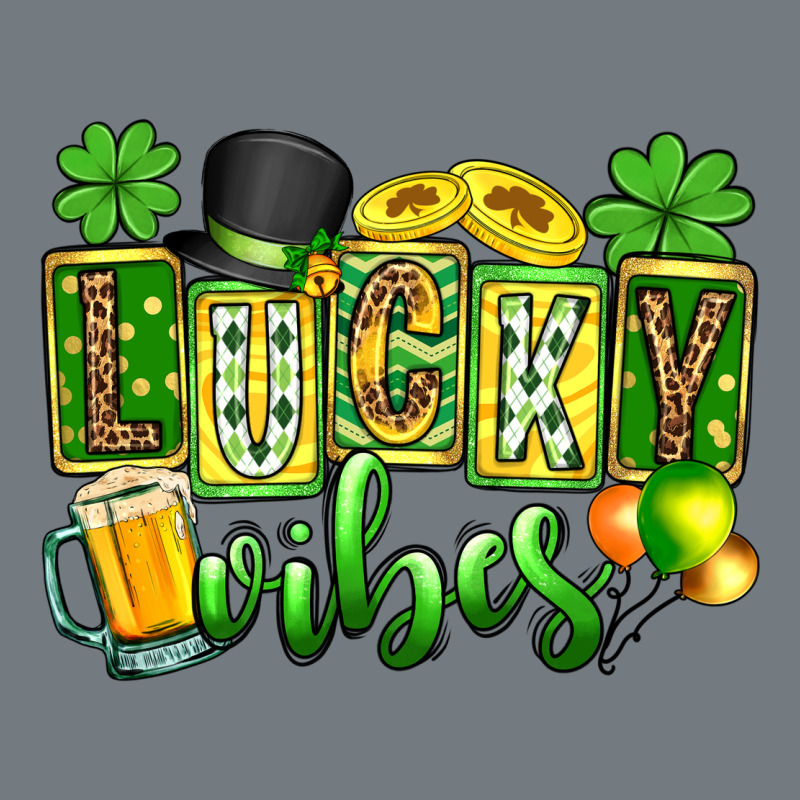 St. Patrick's Lucky Vibes Heavyweight Sweatshirt by OliviaCreatesArt | Teevron